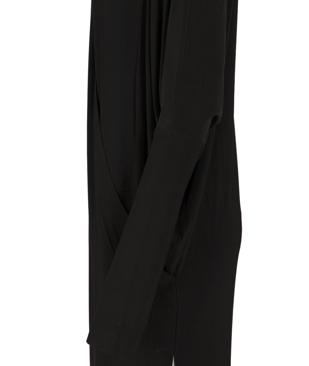 NORMA KAMALI Черное полиэстеровое платье, фото 5