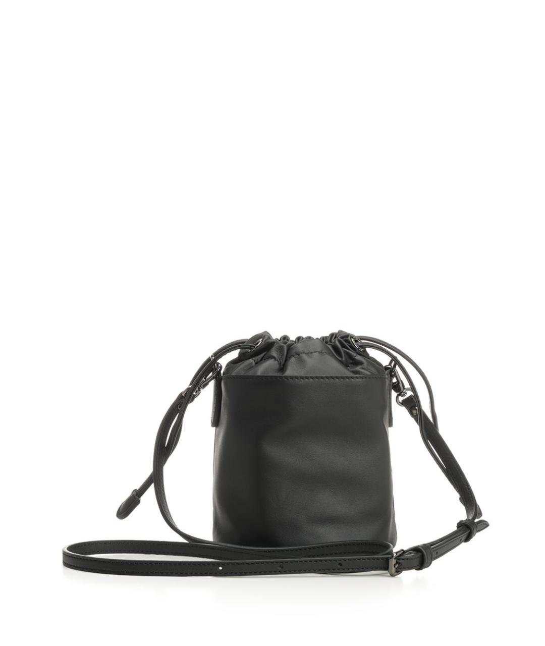 LONGCHAMP Черная кожаная сумка через плечо, фото 3