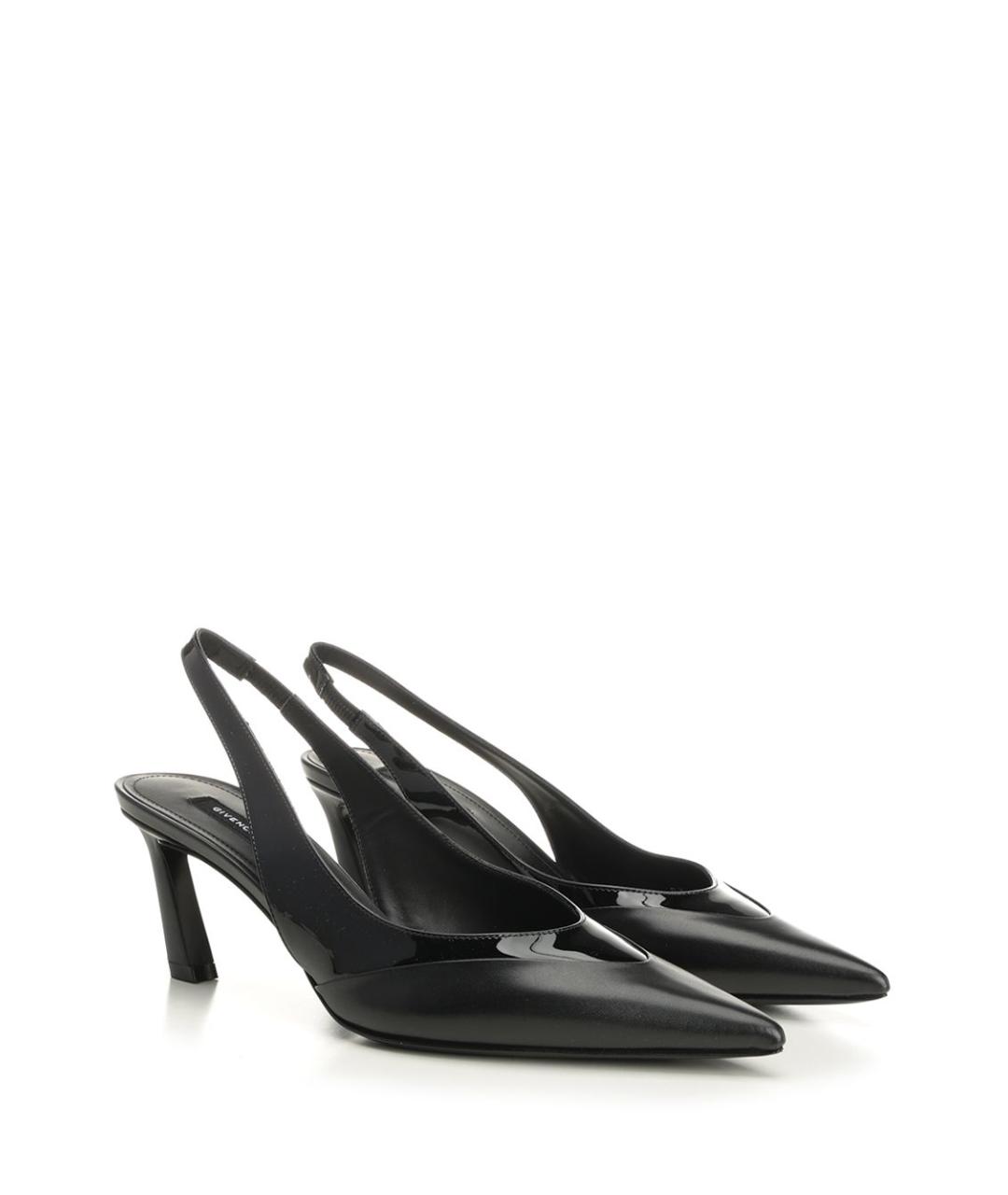 GIVENCHY Черные кожаные туфли, фото 2