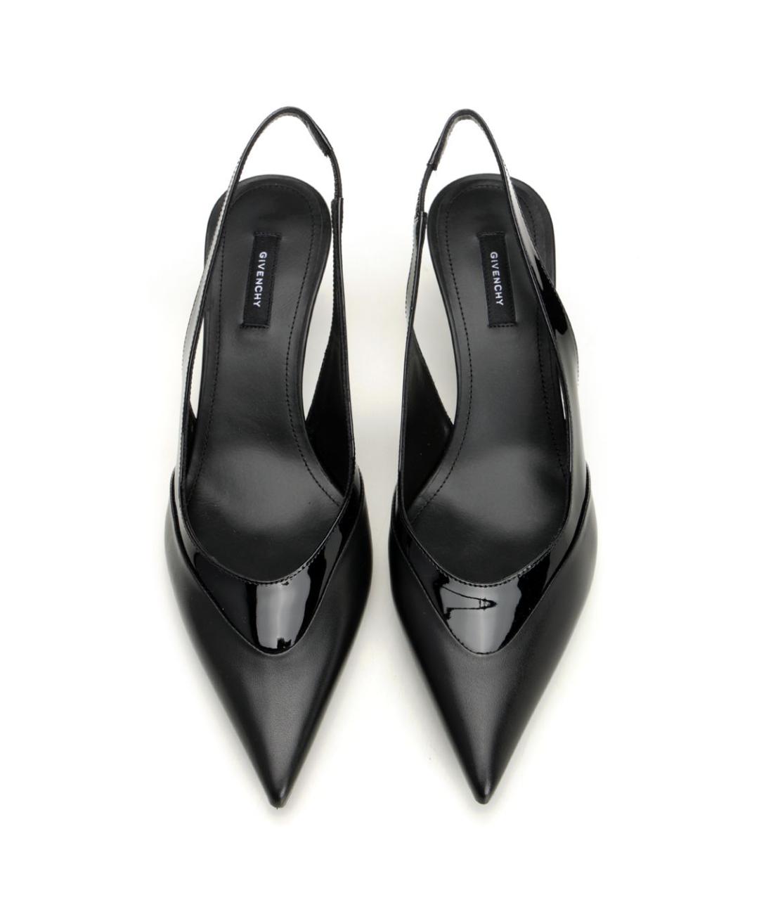 GIVENCHY Черные кожаные туфли, фото 5