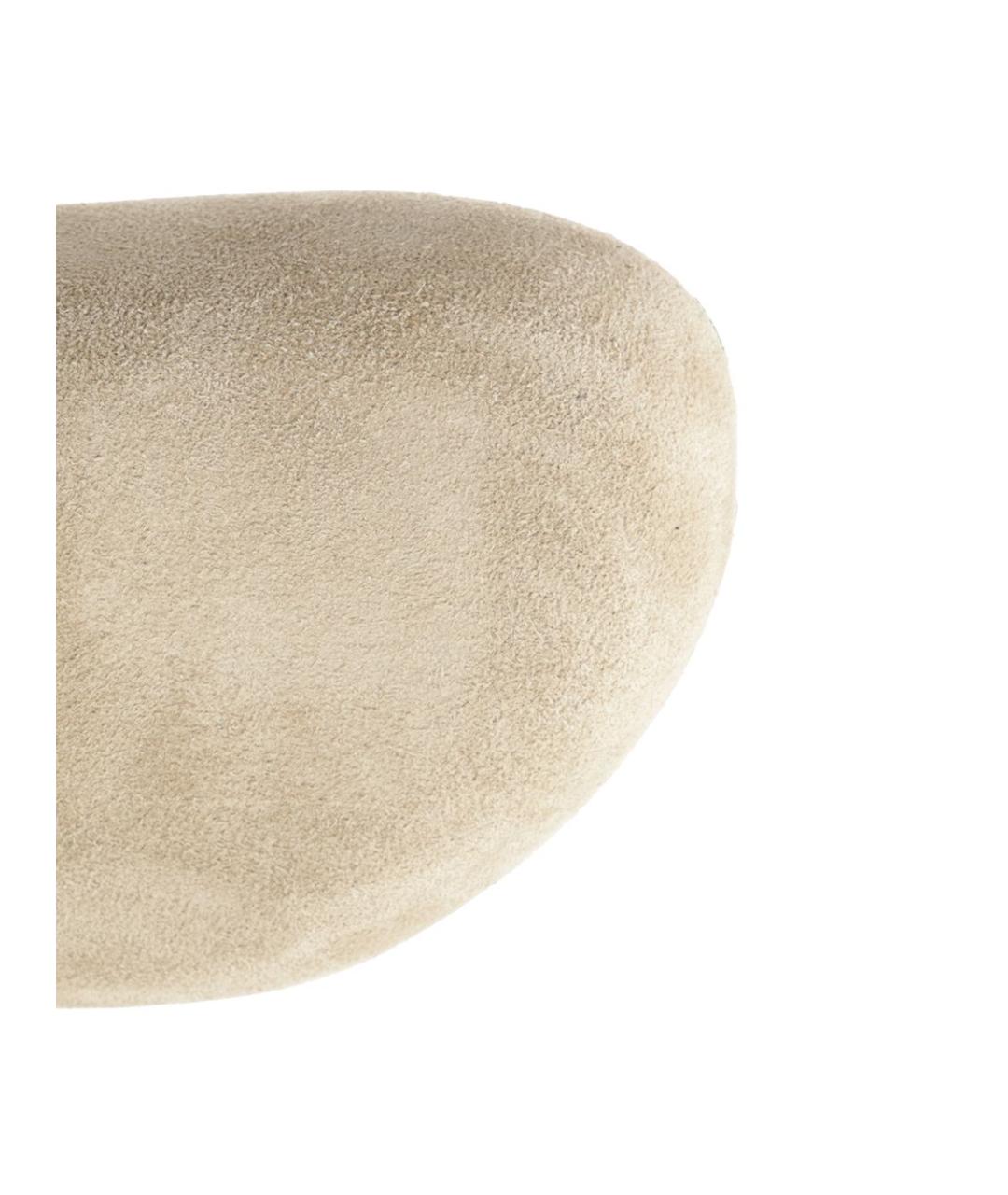 BIRKENSTOCK Бежевые замшевые сандалии, фото 4