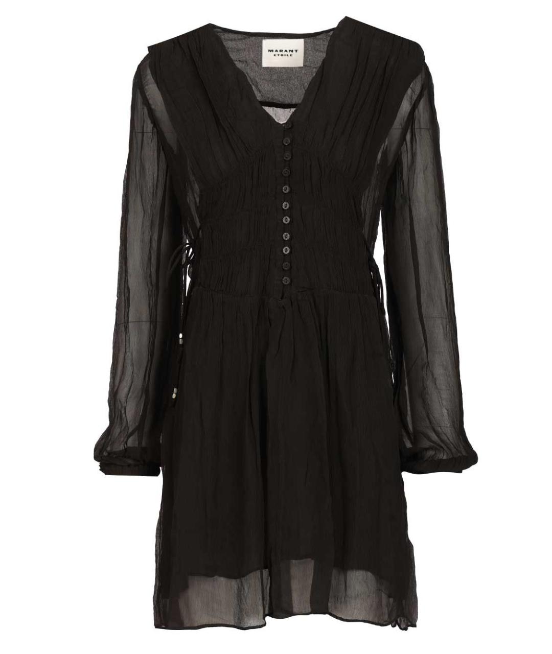 ISABEL MARANT ETOILE Черное вискозное повседневное платье, фото 1