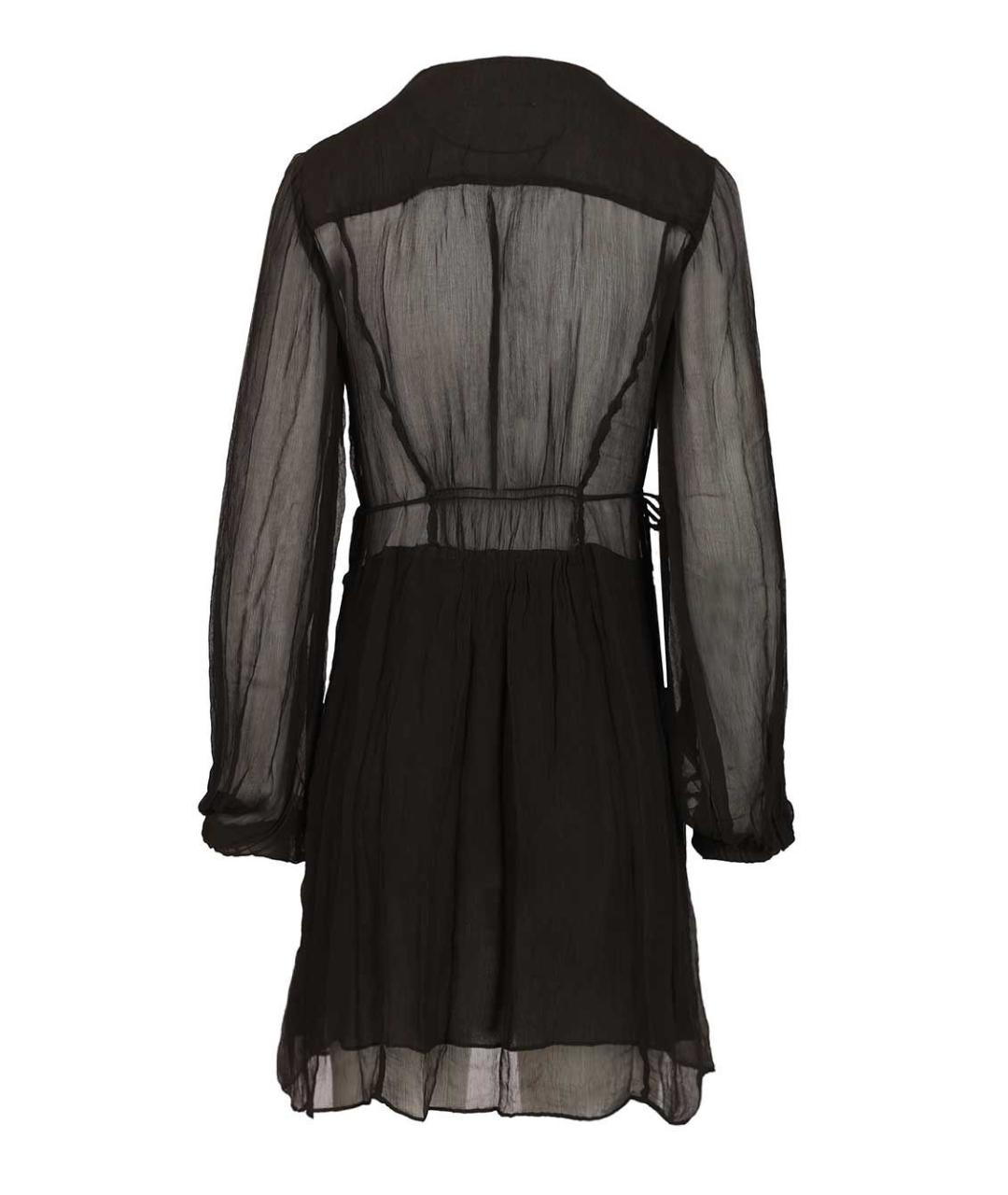 ISABEL MARANT ETOILE Черное вискозное повседневное платье, фото 2