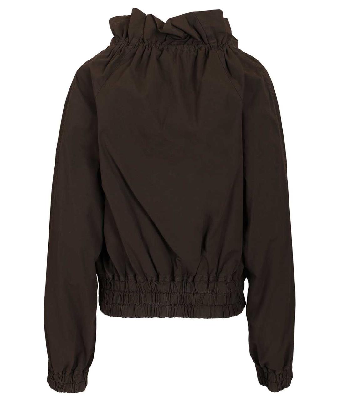 DRIES VAN NOTEN Коричневая хлопковая куртка, фото 2