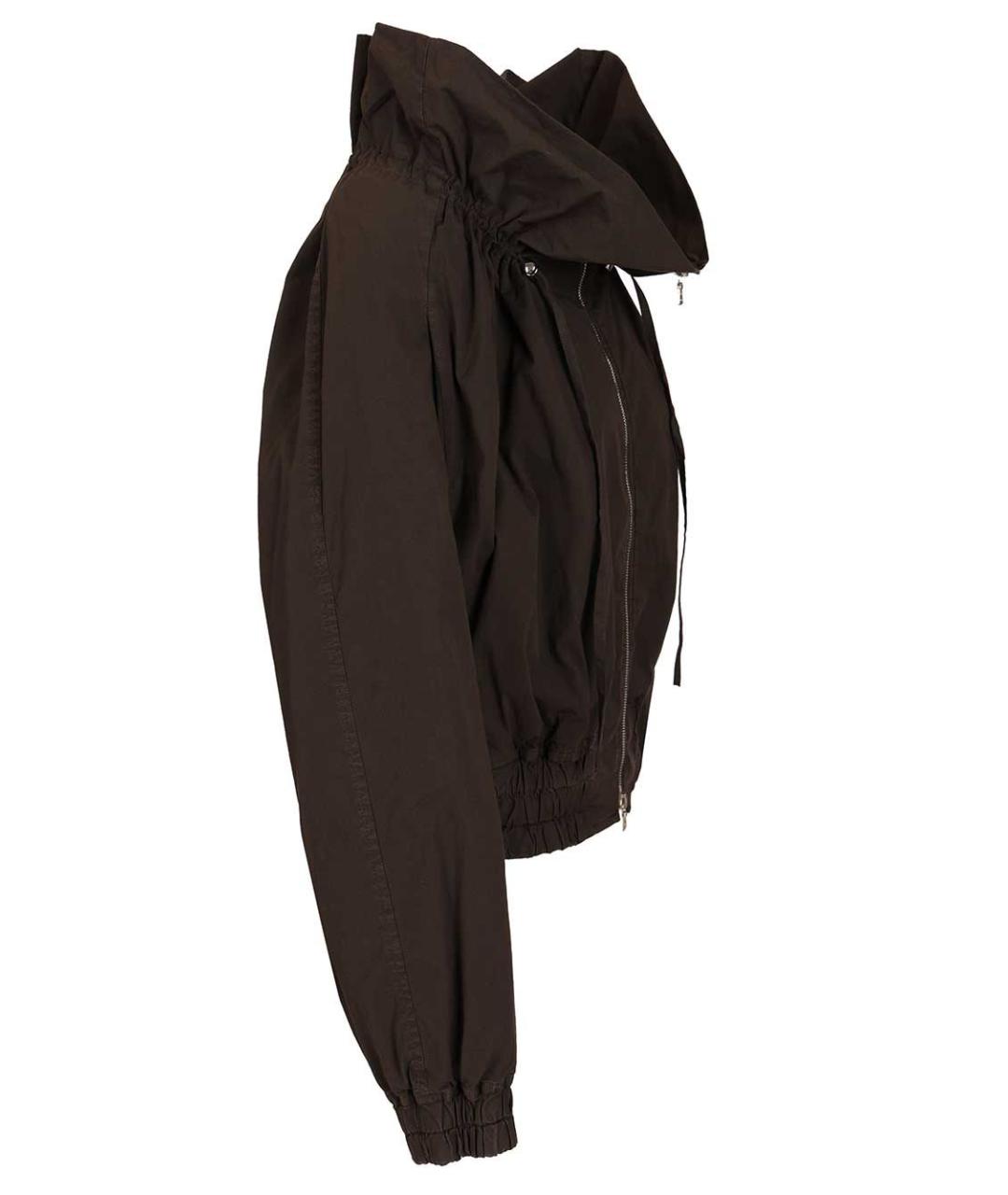 DRIES VAN NOTEN Коричневая хлопковая куртка, фото 3