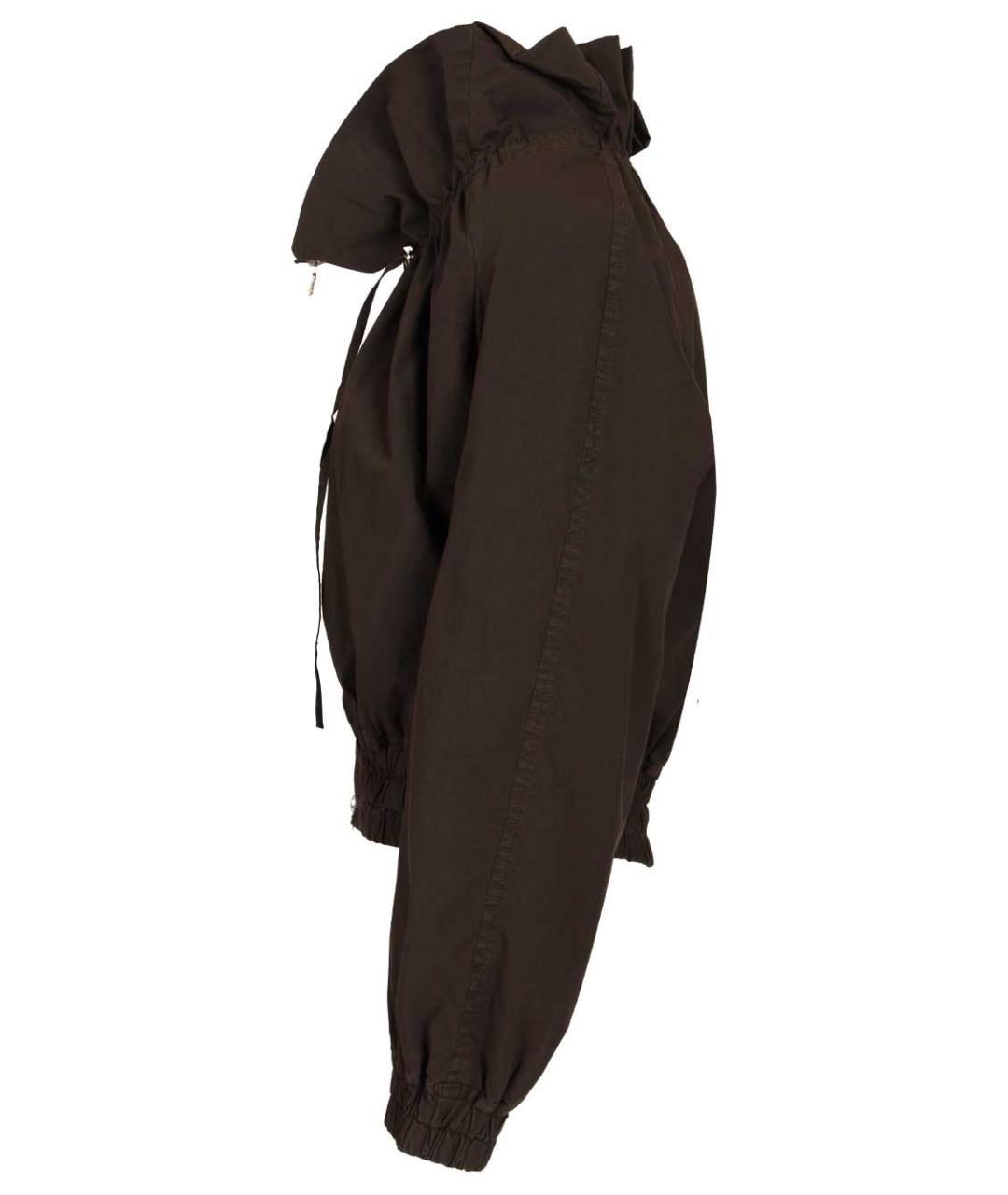 DRIES VAN NOTEN Коричневая хлопковая куртка, фото 4