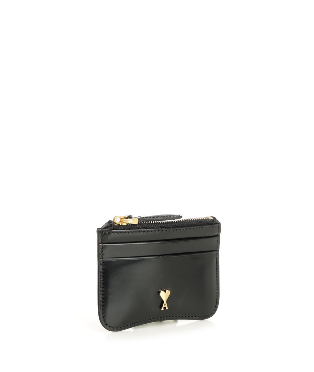 Ami Paris Черный кожаный кошелек, фото 2