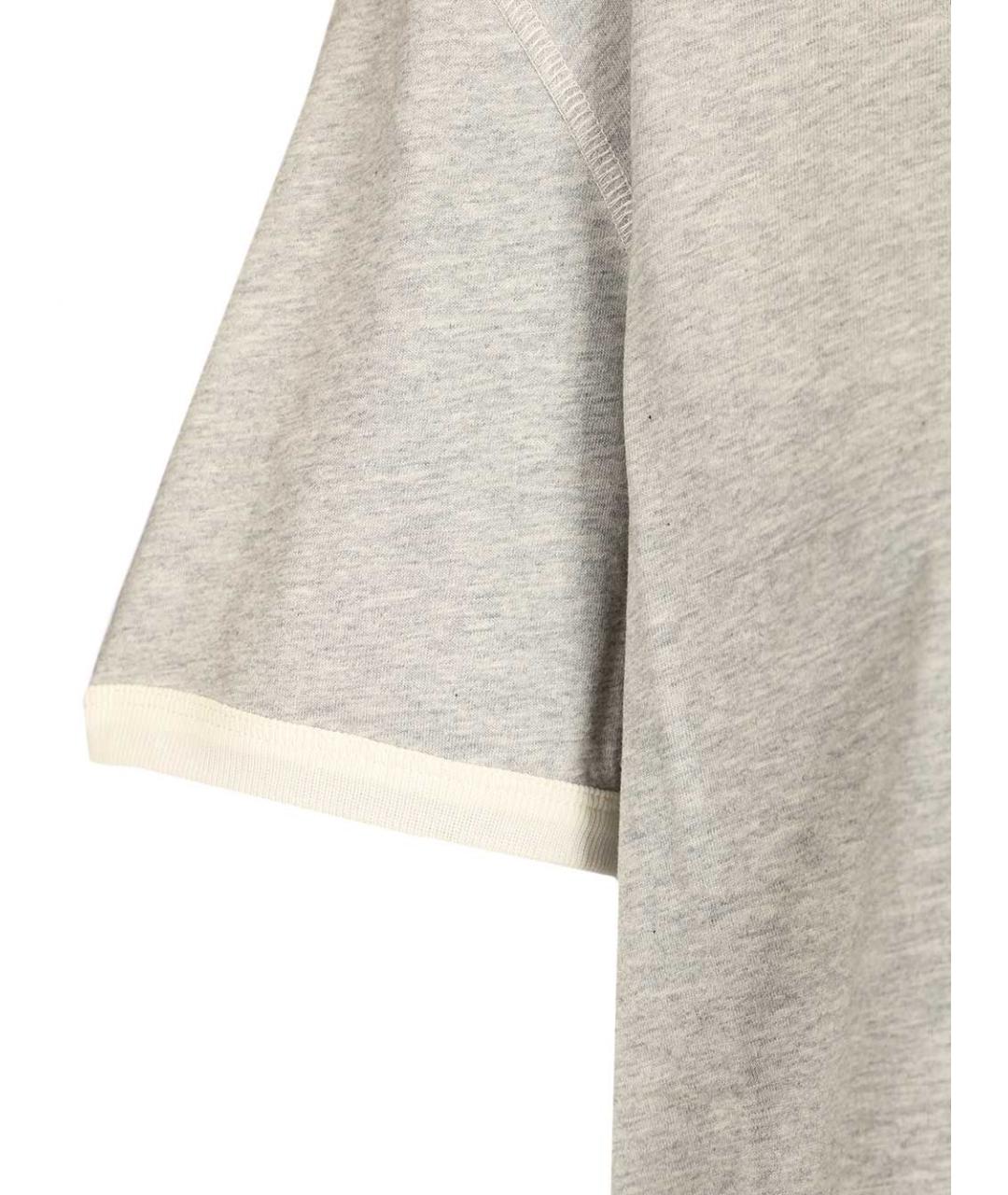 Ami Paris Серая хлопковая футболка, фото 4