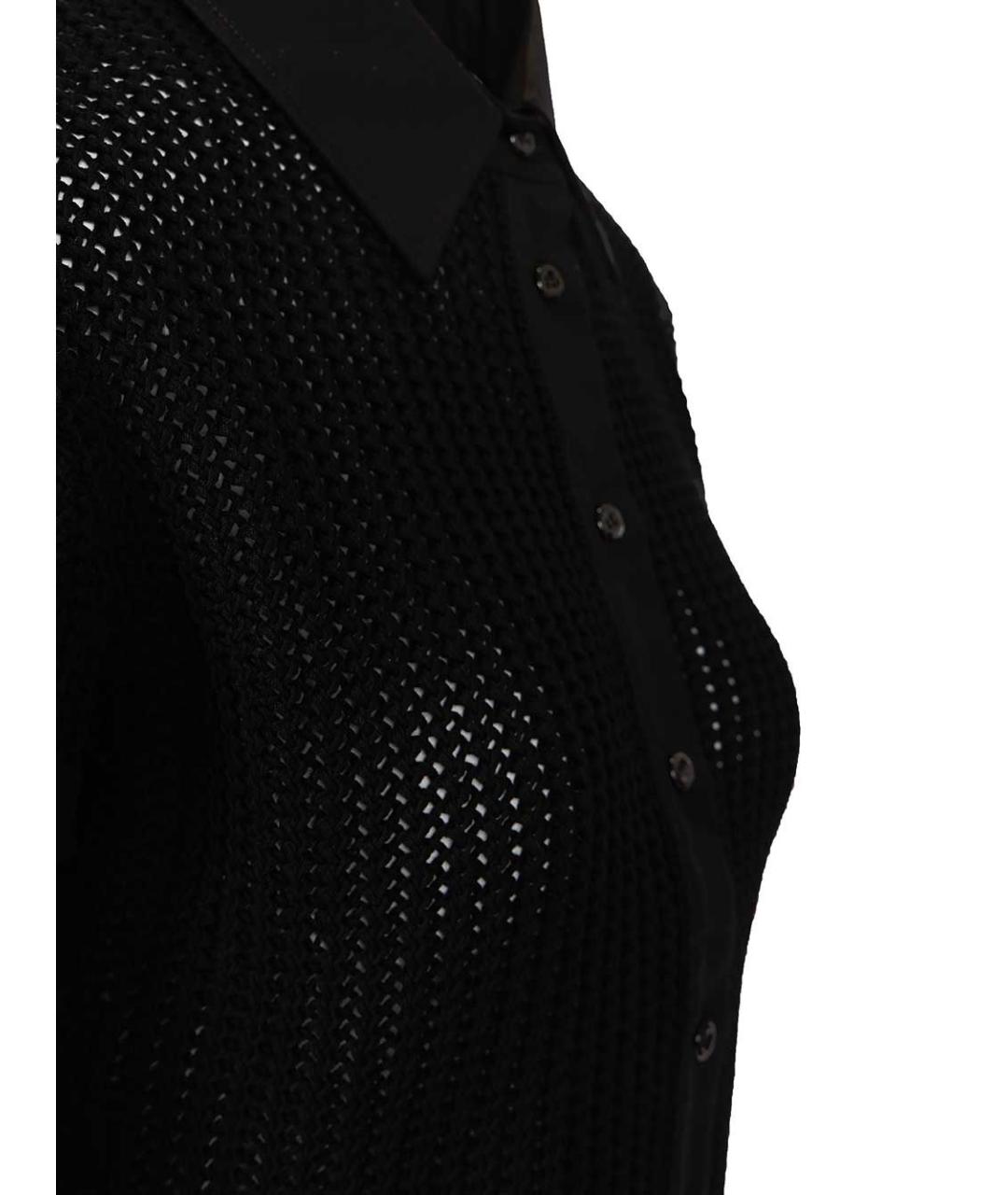 FENDI Черная хлопковая рубашка, фото 4