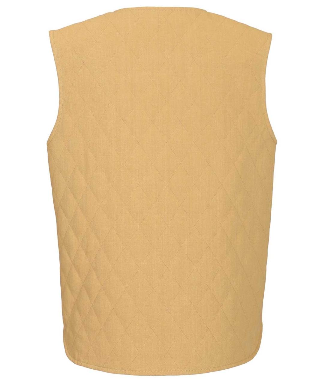 BLAZE MILANO Бежевый полиэстеровый жилет, фото 2