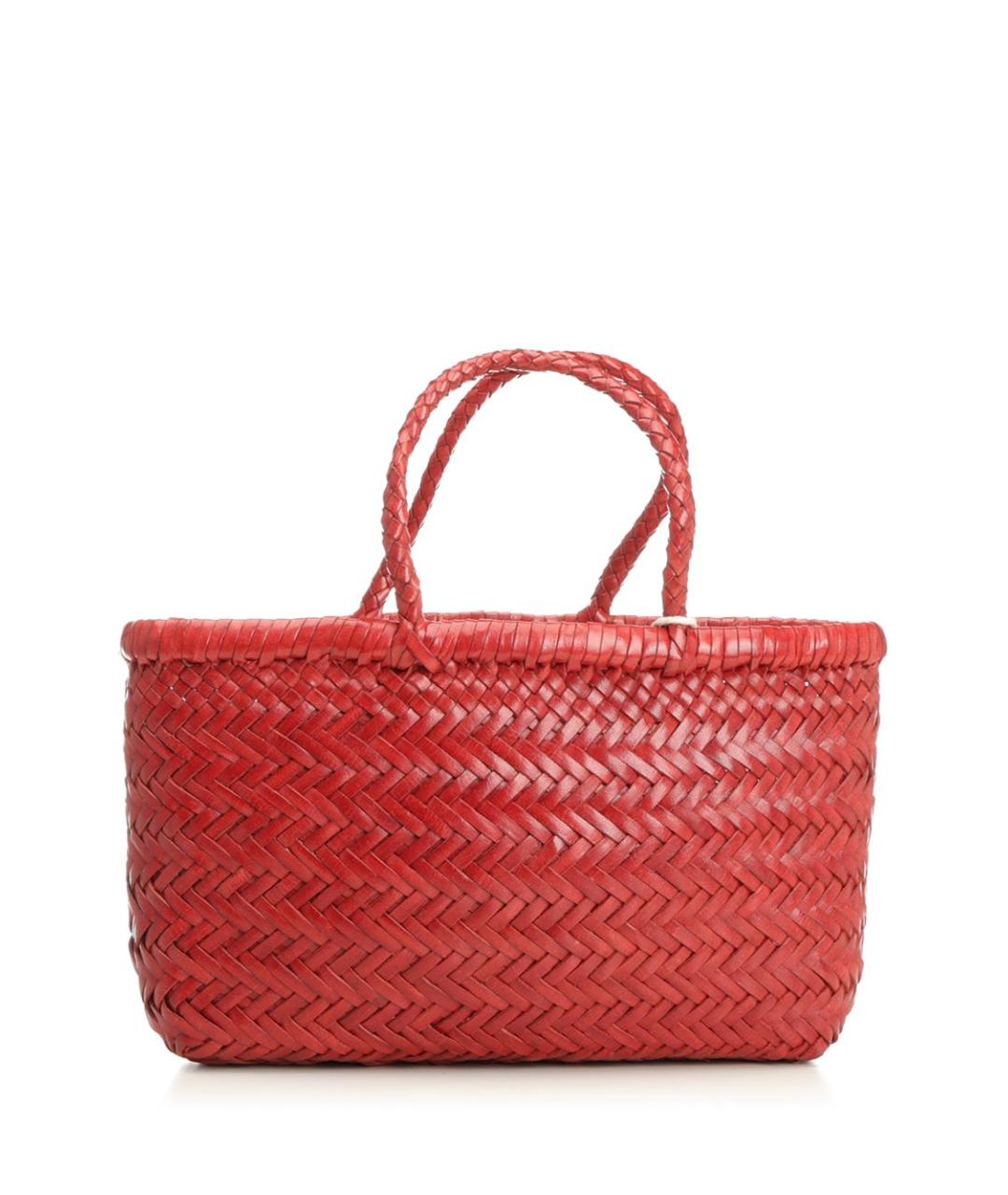 Dragon Diffusion Красная кожаная сумка тоут, фото 3