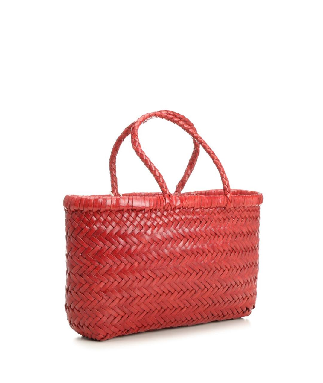 Dragon Diffusion Красная кожаная сумка тоут, фото 2