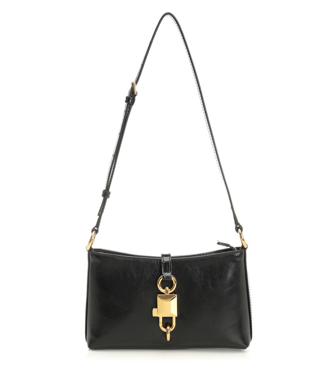 DOLCE&GABBANA Черная кожаная сумка через плечо, фото 1