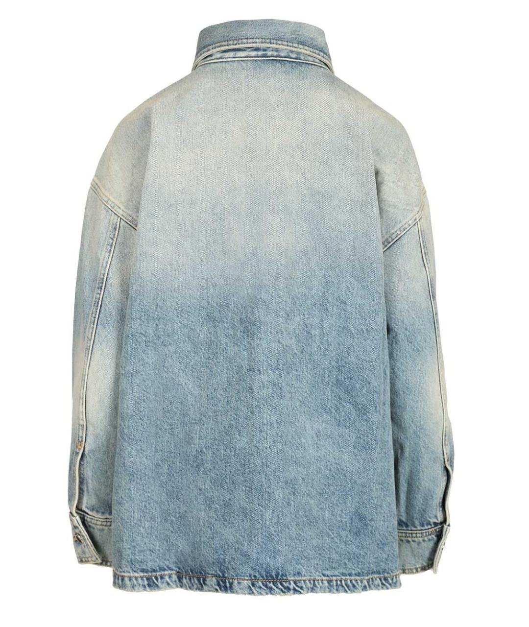 ICON DENIM Голубая хлопковая куртка, фото 2