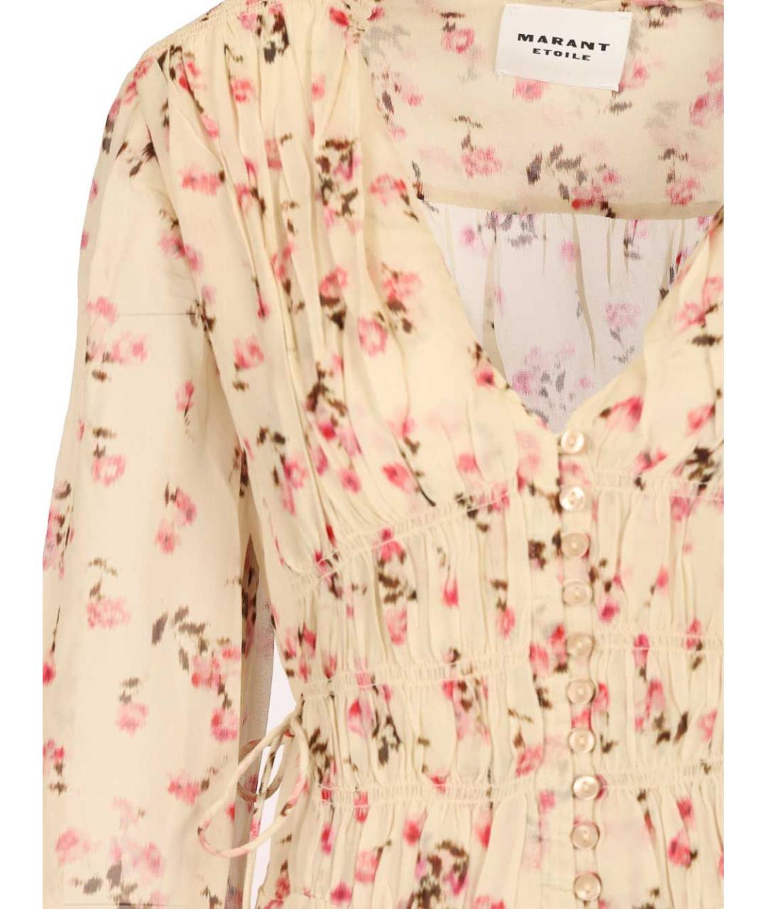 ISABEL MARANT ETOILE Мульти вискозное повседневное платье, фото 4