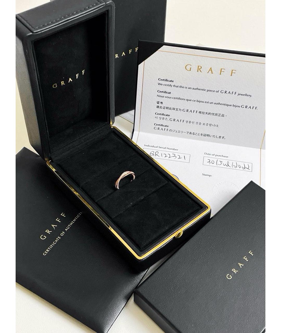 GRAFF Золотое кольцо из розового золота, фото 2