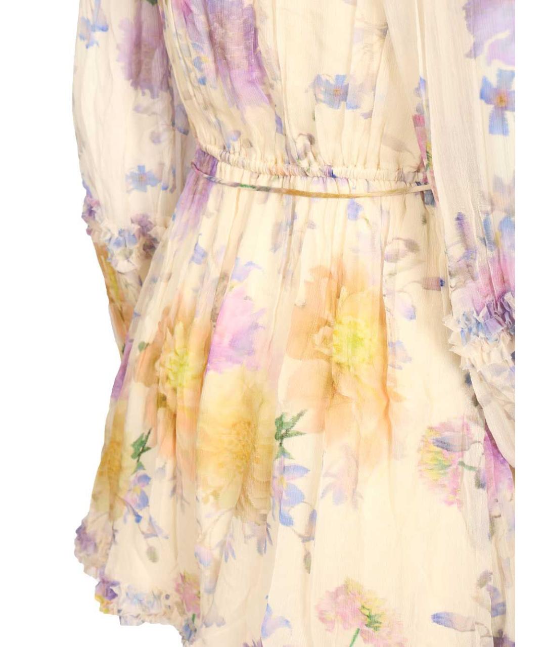 ZIMMERMANN Мульти вискозное коктейльное платье, фото 5