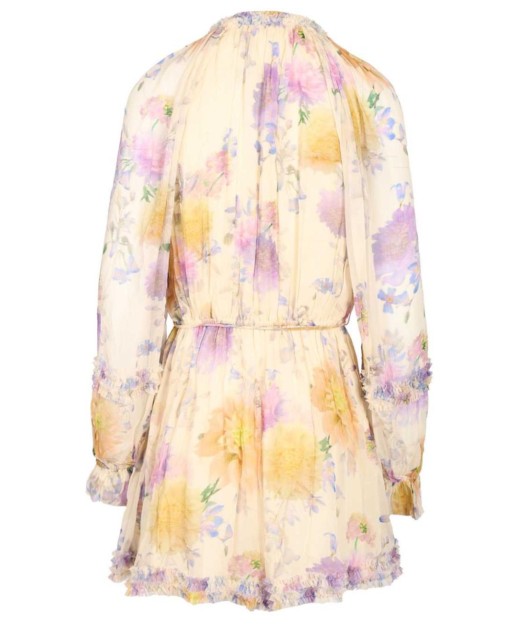 ZIMMERMANN Мульти вискозное коктейльное платье, фото 2