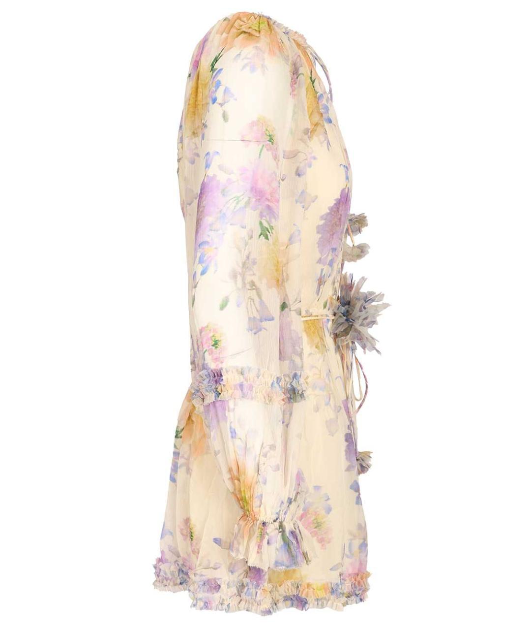 ZIMMERMANN Мульти вискозное коктейльное платье, фото 3