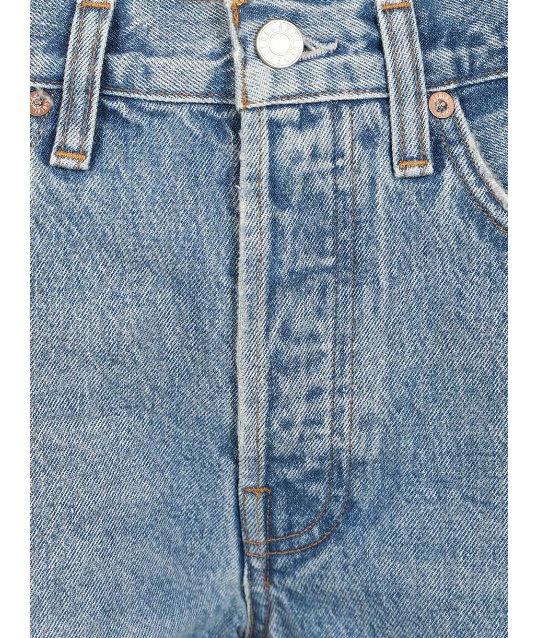 AGOLDE Голубые хлопковые шорты, фото 4