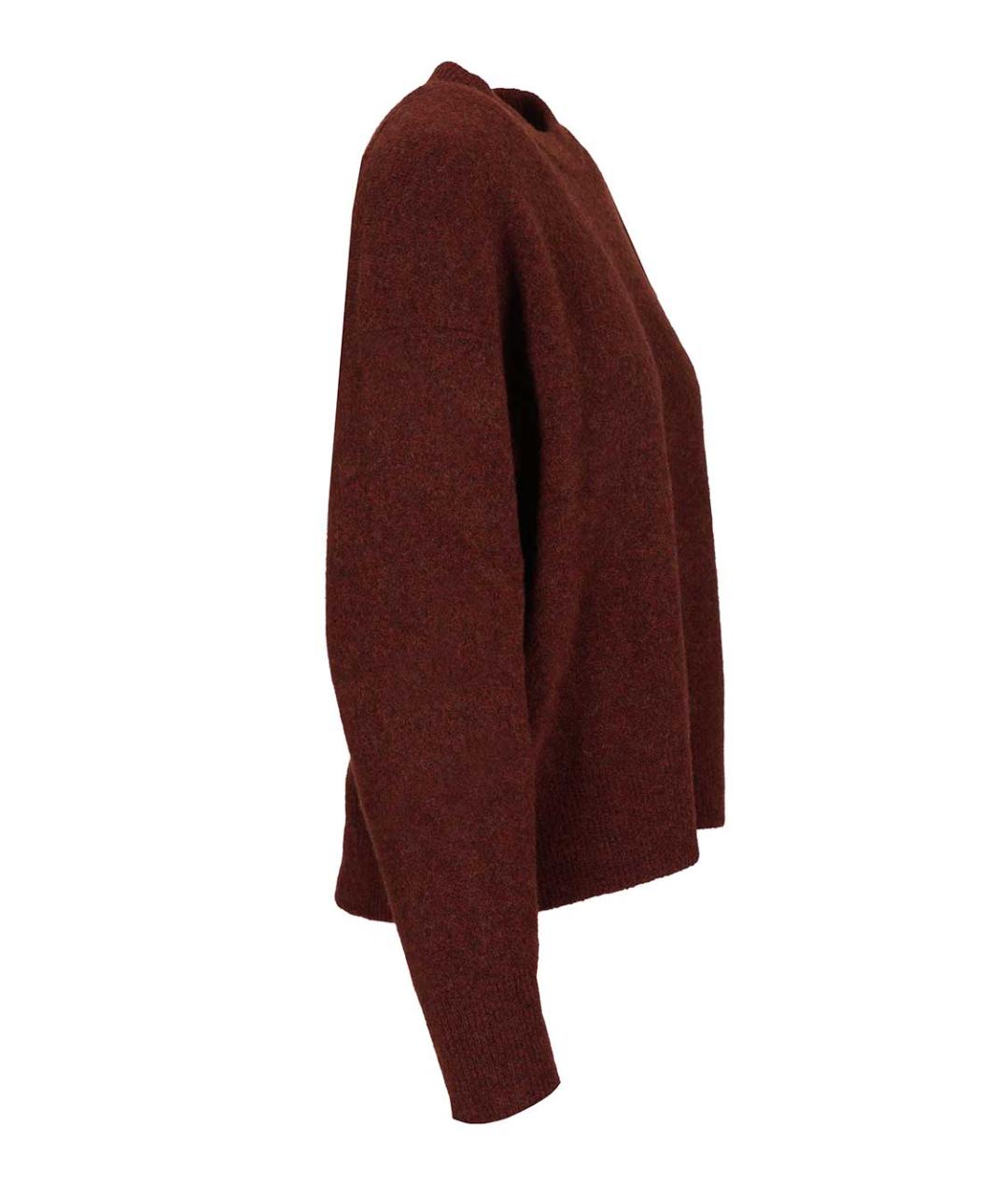 FILIPPA K Бордовый шерстяной джемпер / свитер, фото 3