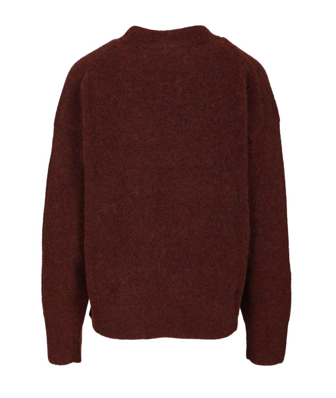 FILIPPA K Бордовый шерстяной джемпер / свитер, фото 2