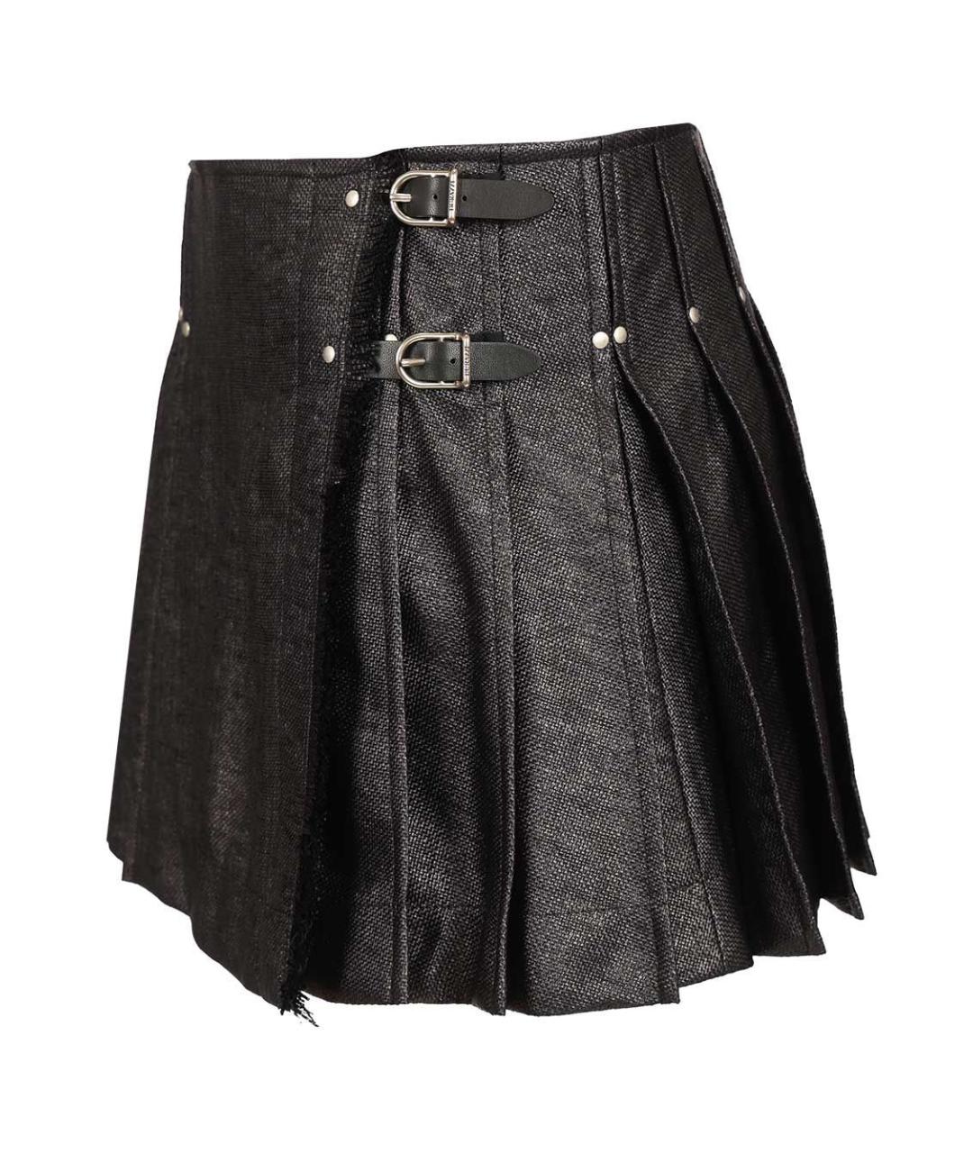 DURAZZI Черная юбка миди, фото 3