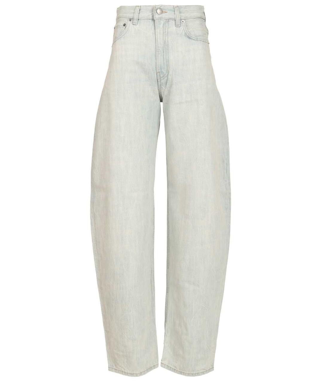 HAIKURE Голубые хлопковые прямые джинсы, фото 1