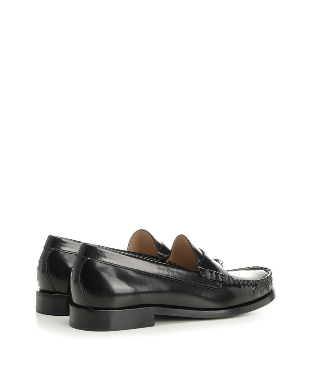 STUART WEITZMAN Черные кожаные лоферы, фото 3