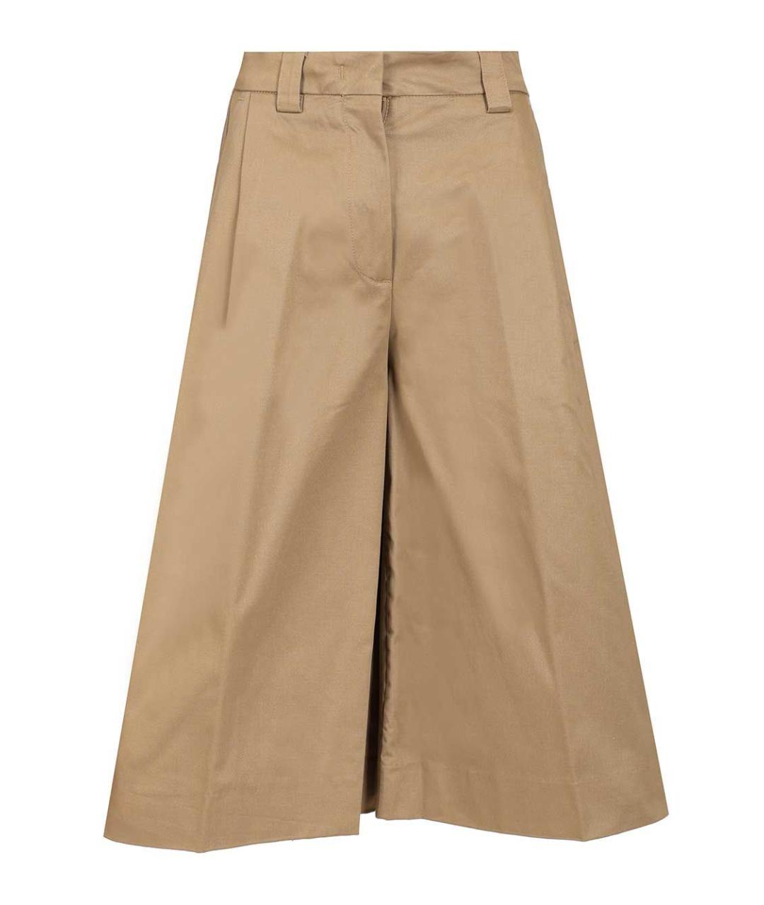 THELATEST Бежевые хлопковые шорты, фото 1