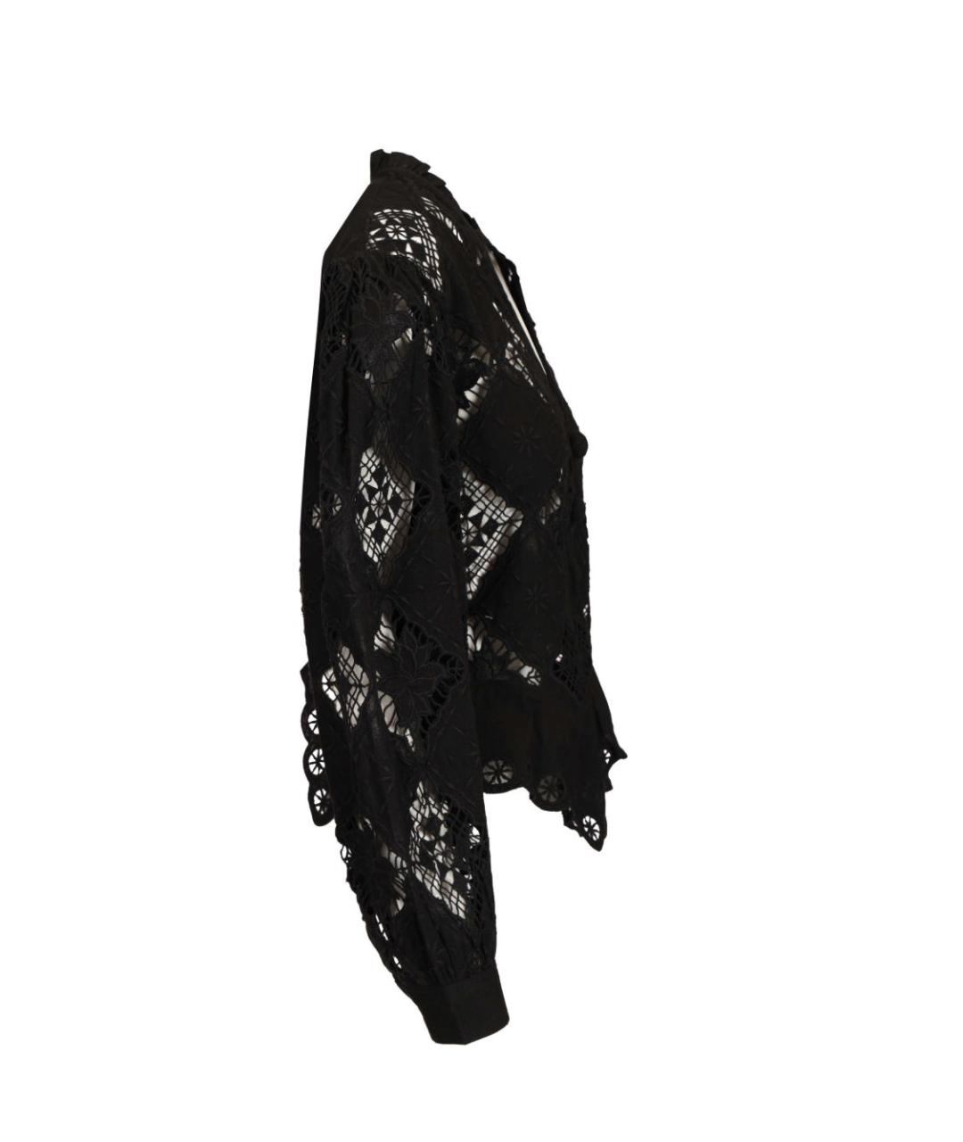 ISABEL MARANT Черная хлопковая блузы, фото 3