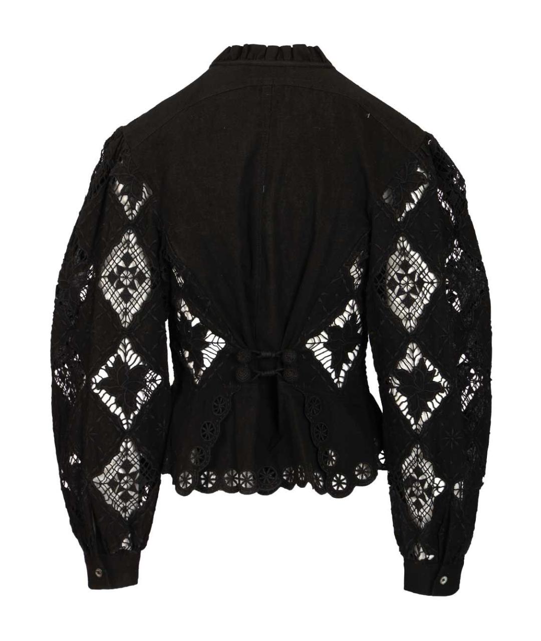 ISABEL MARANT Черная хлопковая блузы, фото 2