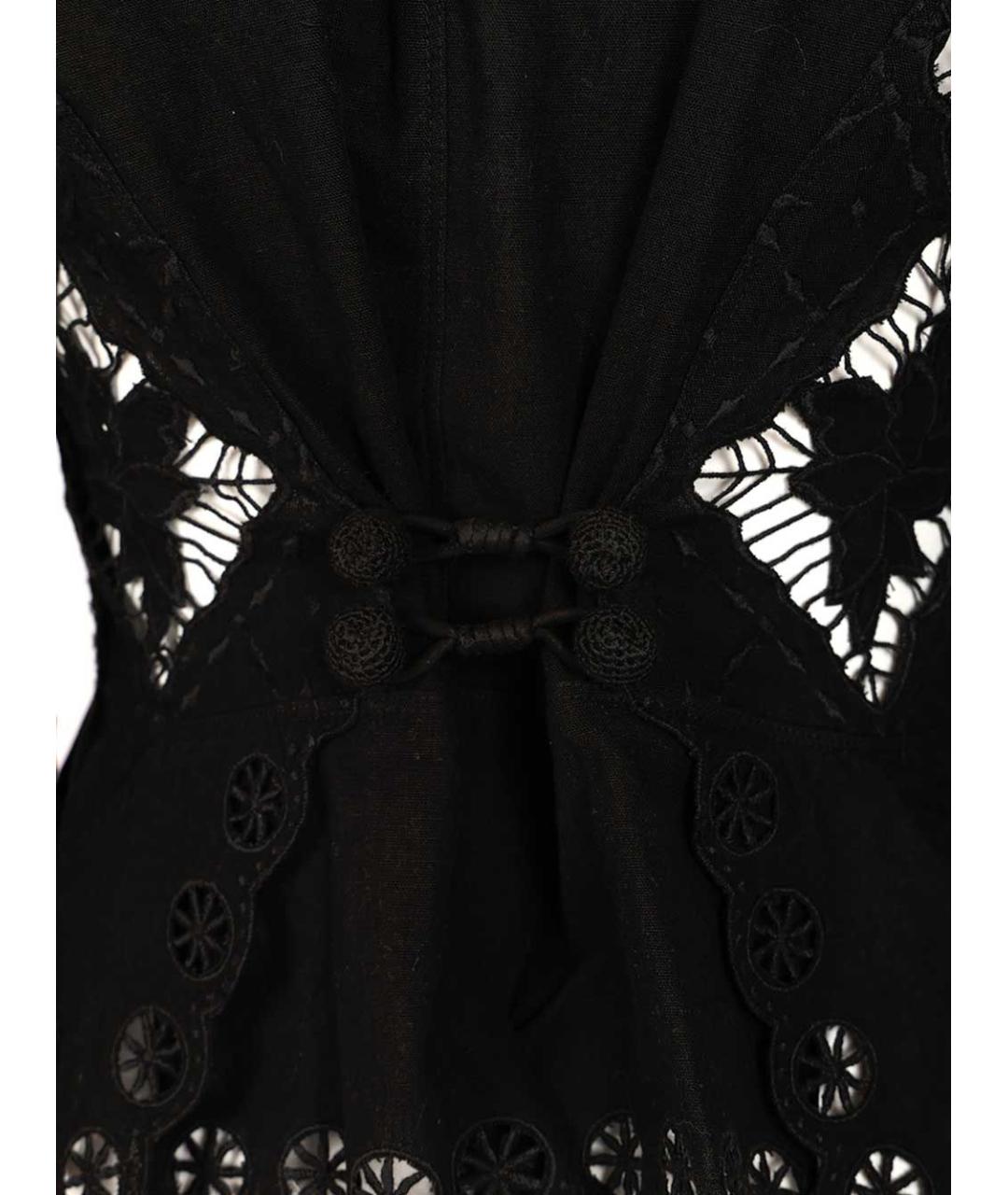 ISABEL MARANT Черная хлопковая блузы, фото 5