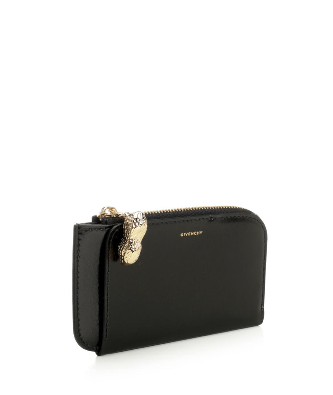 GIVENCHY Черный кожаный кошелек, фото 2