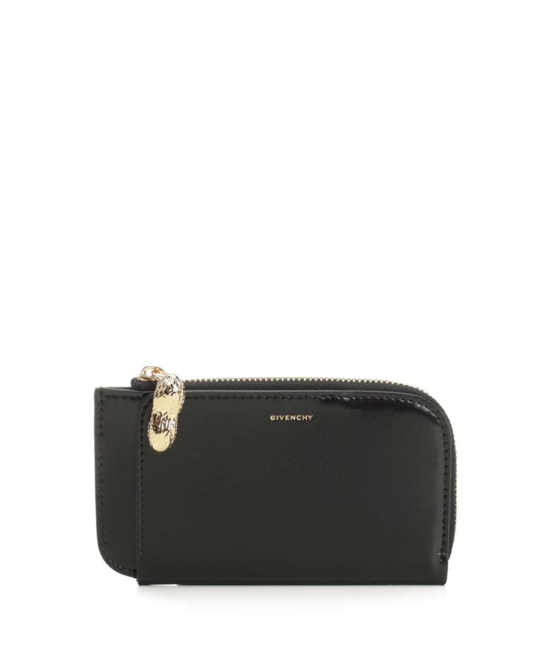 GIVENCHY Черный кожаный кошелек, фото 1