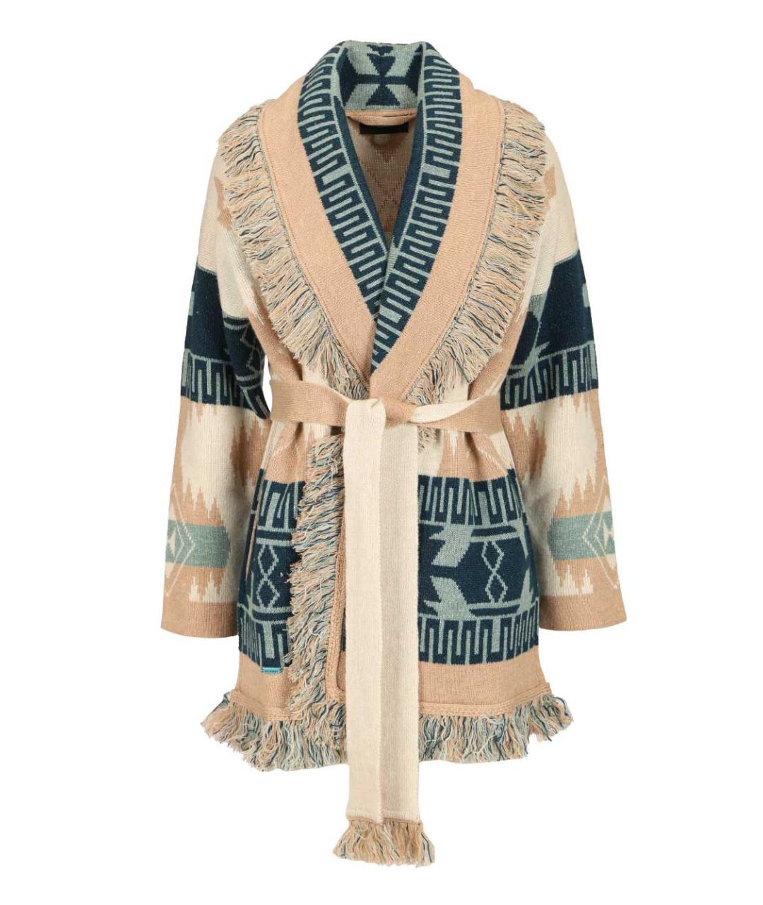 ALANUI Бежевый кашемировый кардиган, фото 1