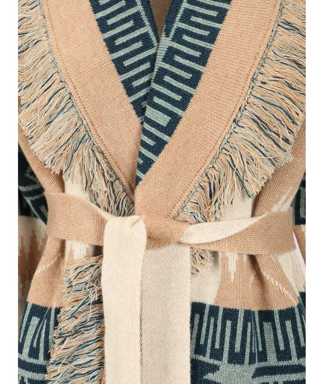 ALANUI Бежевый кашемировый кардиган, фото 5