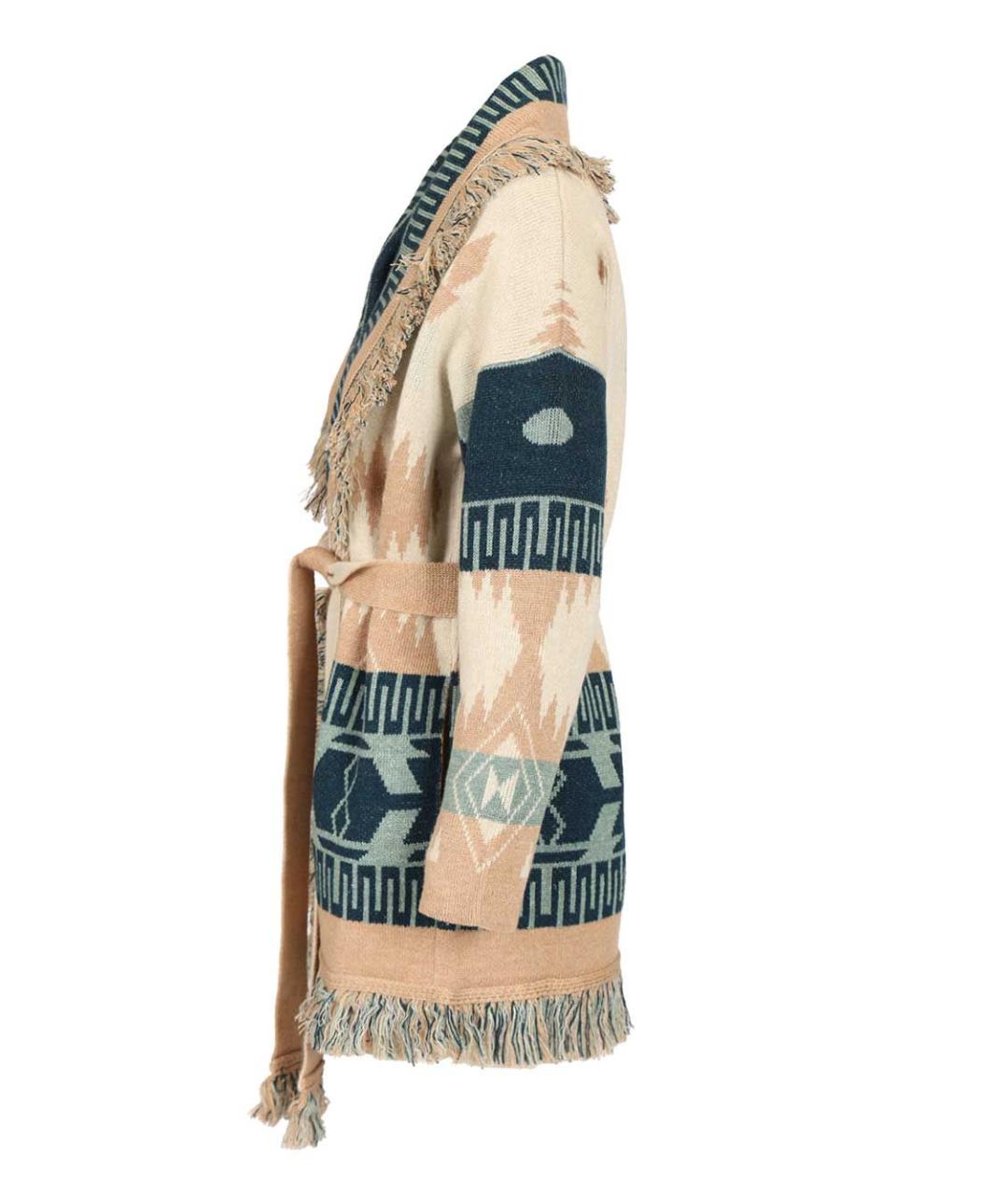 ALANUI Бежевый кашемировый кардиган, фото 3