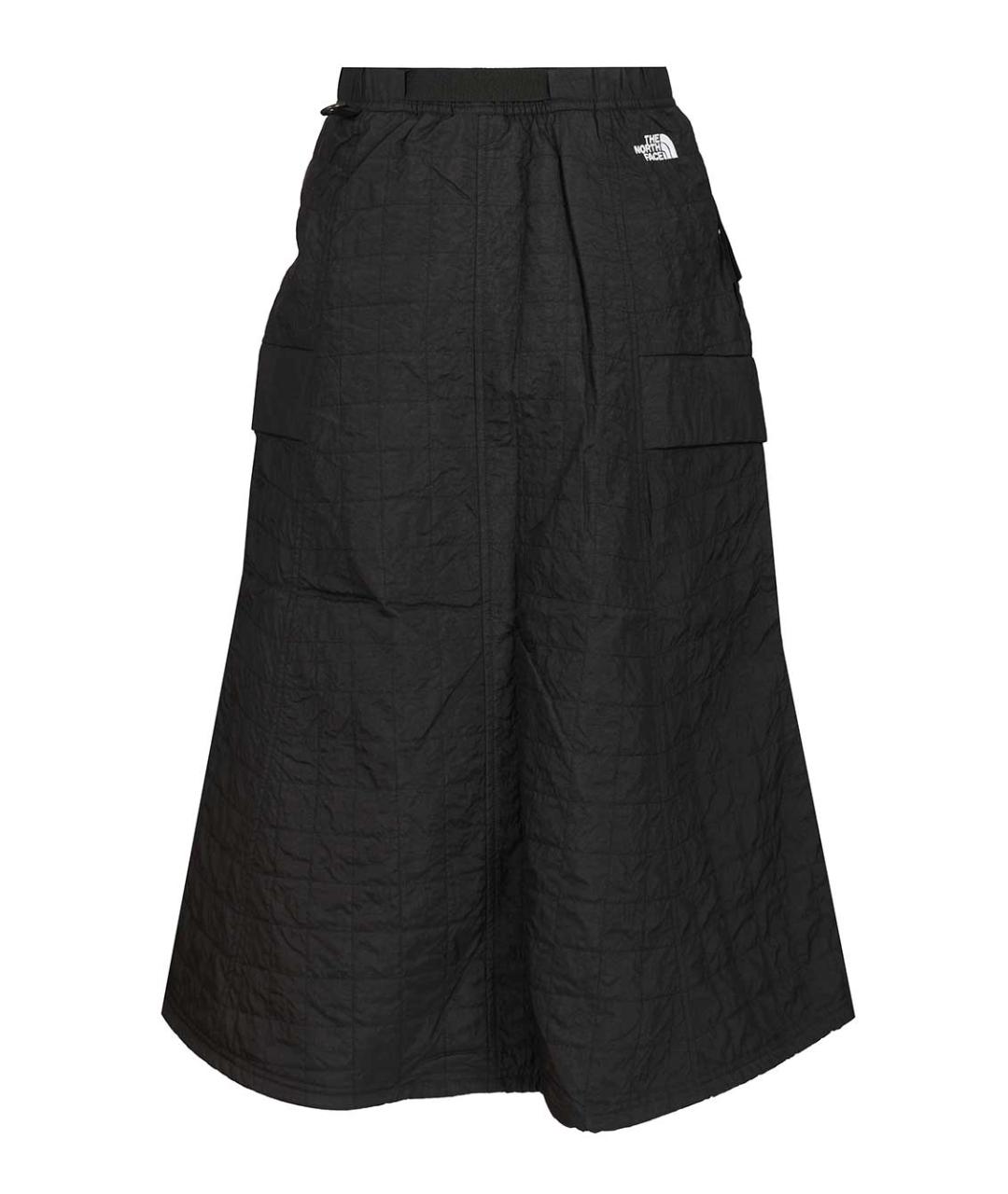 THE NORTH FACE Черная полиамидовая юбка миди, фото 2