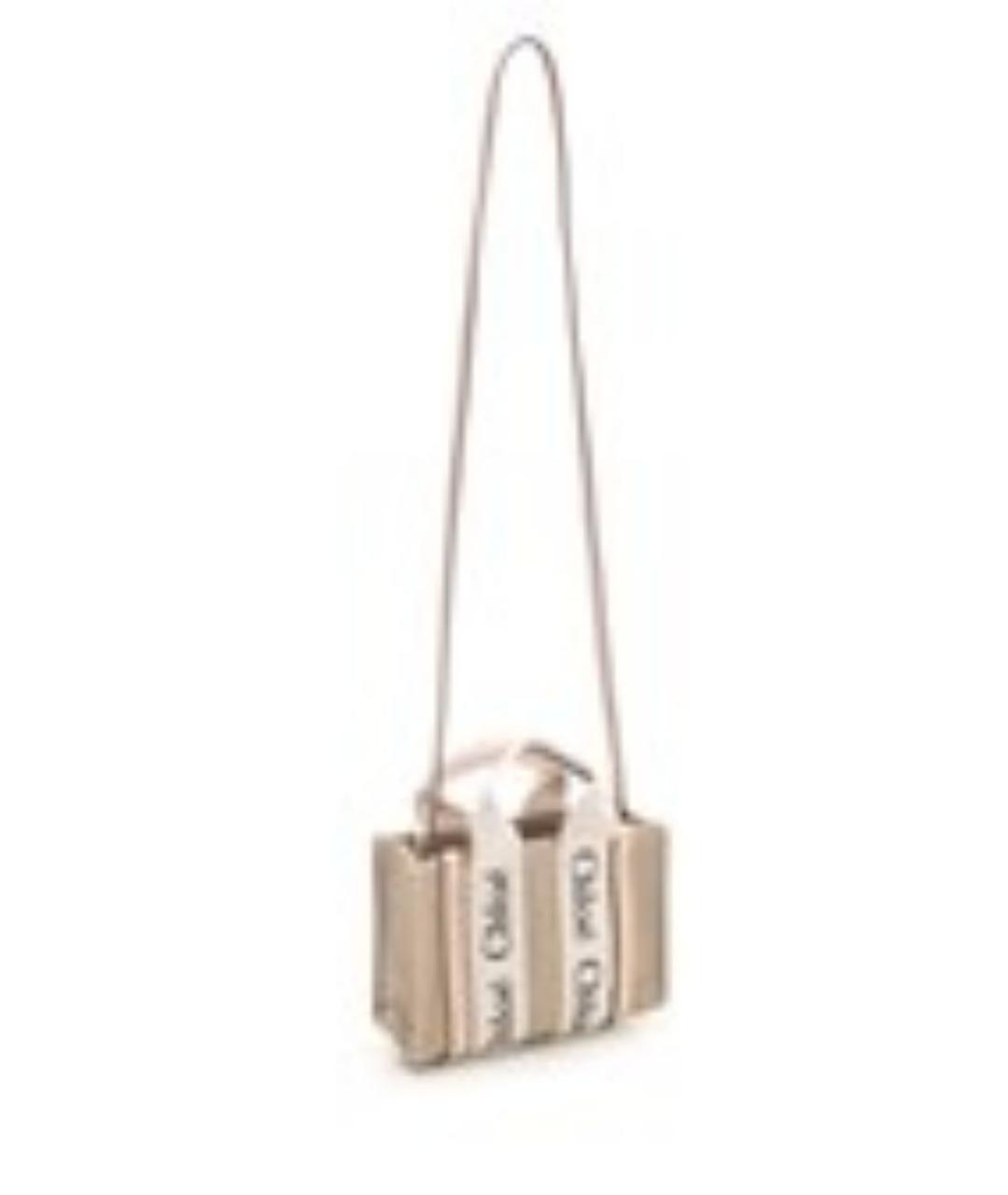 CHLOE Розовая кожаная сумка с короткими ручками, фото 2