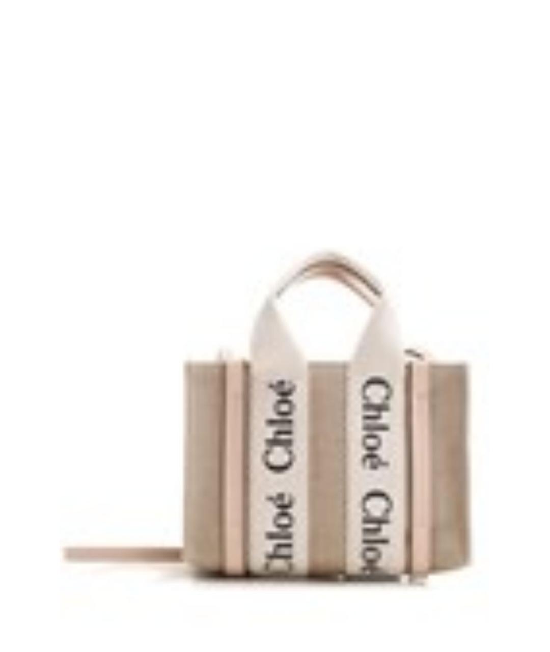 CHLOE Розовая кожаная сумка с короткими ручками, фото 5