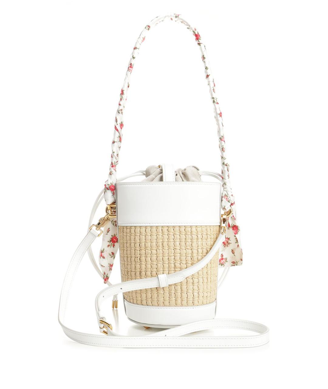 DOLCE&GABBANA Бежевая пелетеная сумка через плечо, фото 3