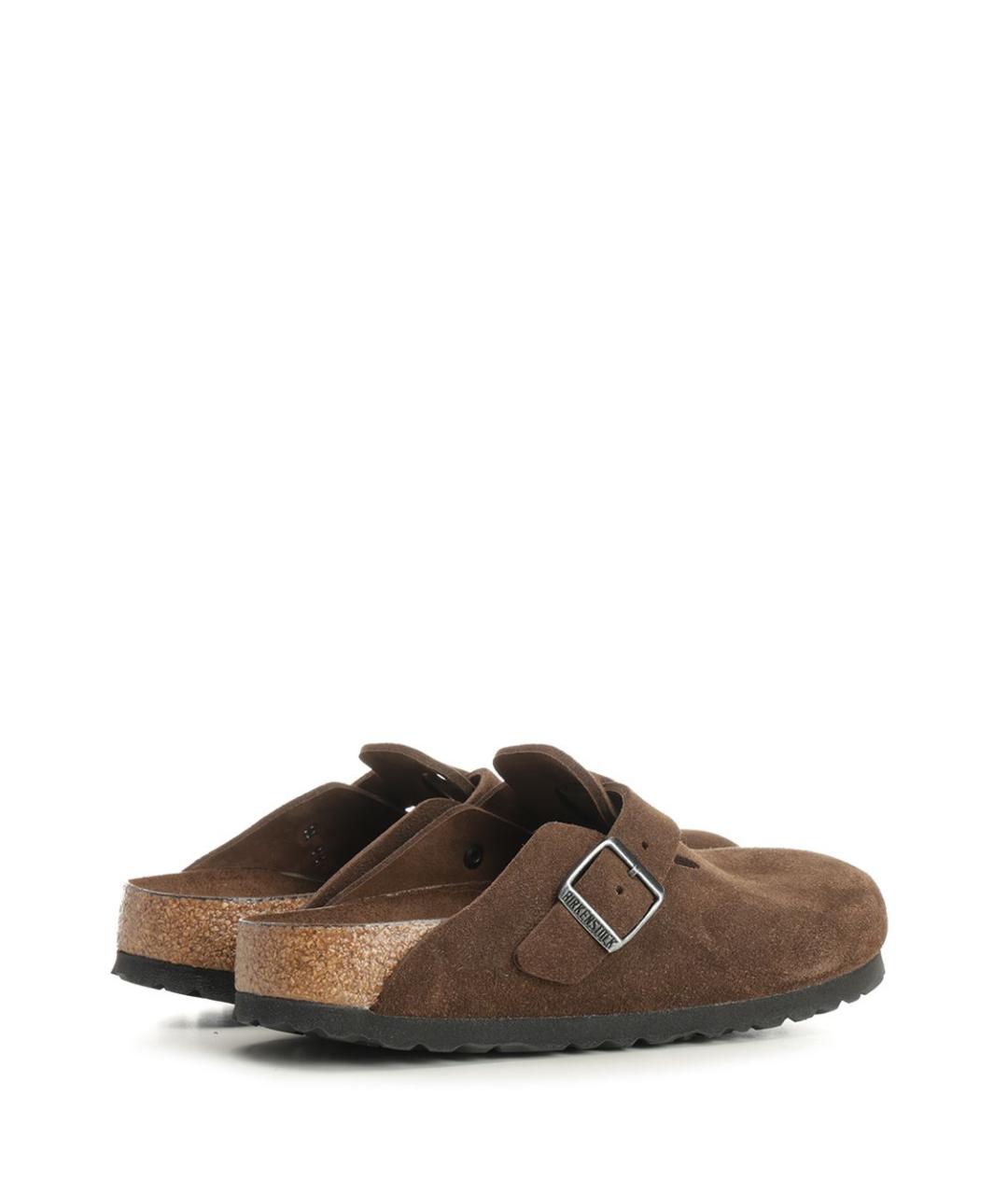 BIRKENSTOCK Коричневые замшевые сандалии, фото 3