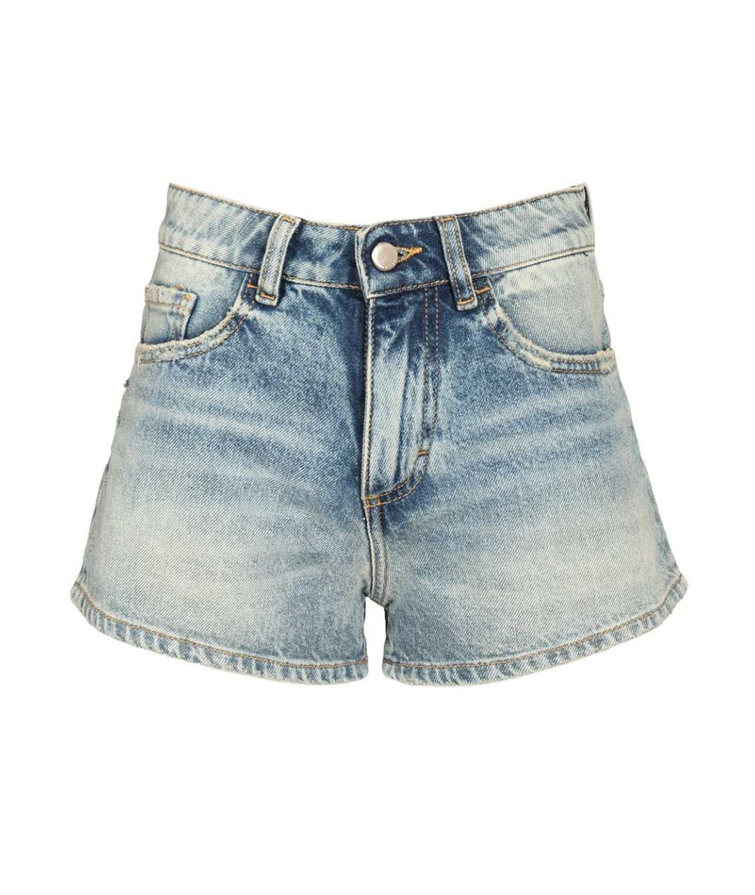ICON DENIM Голубые хлопковые шорты, фото 1