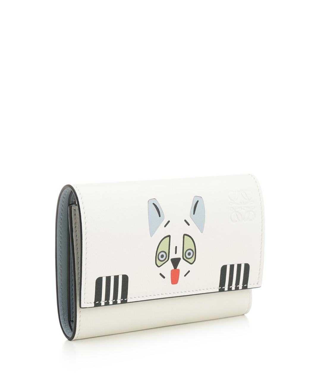 LOEWE Белый кожаный кошелек, фото 2