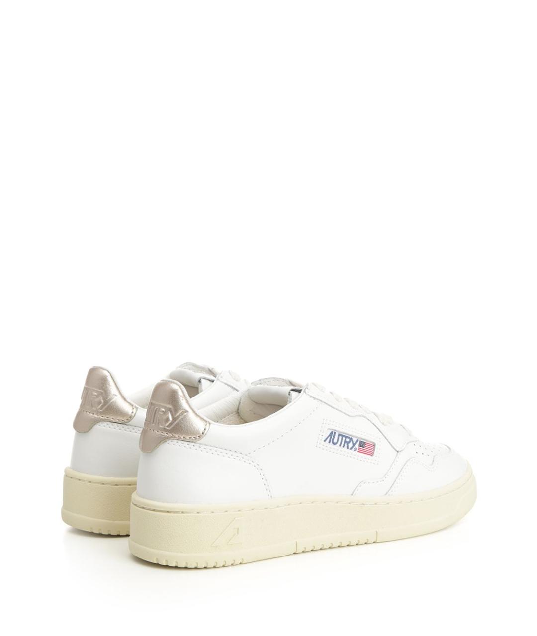 AUTRY Белые кожаные кроссовки, фото 3