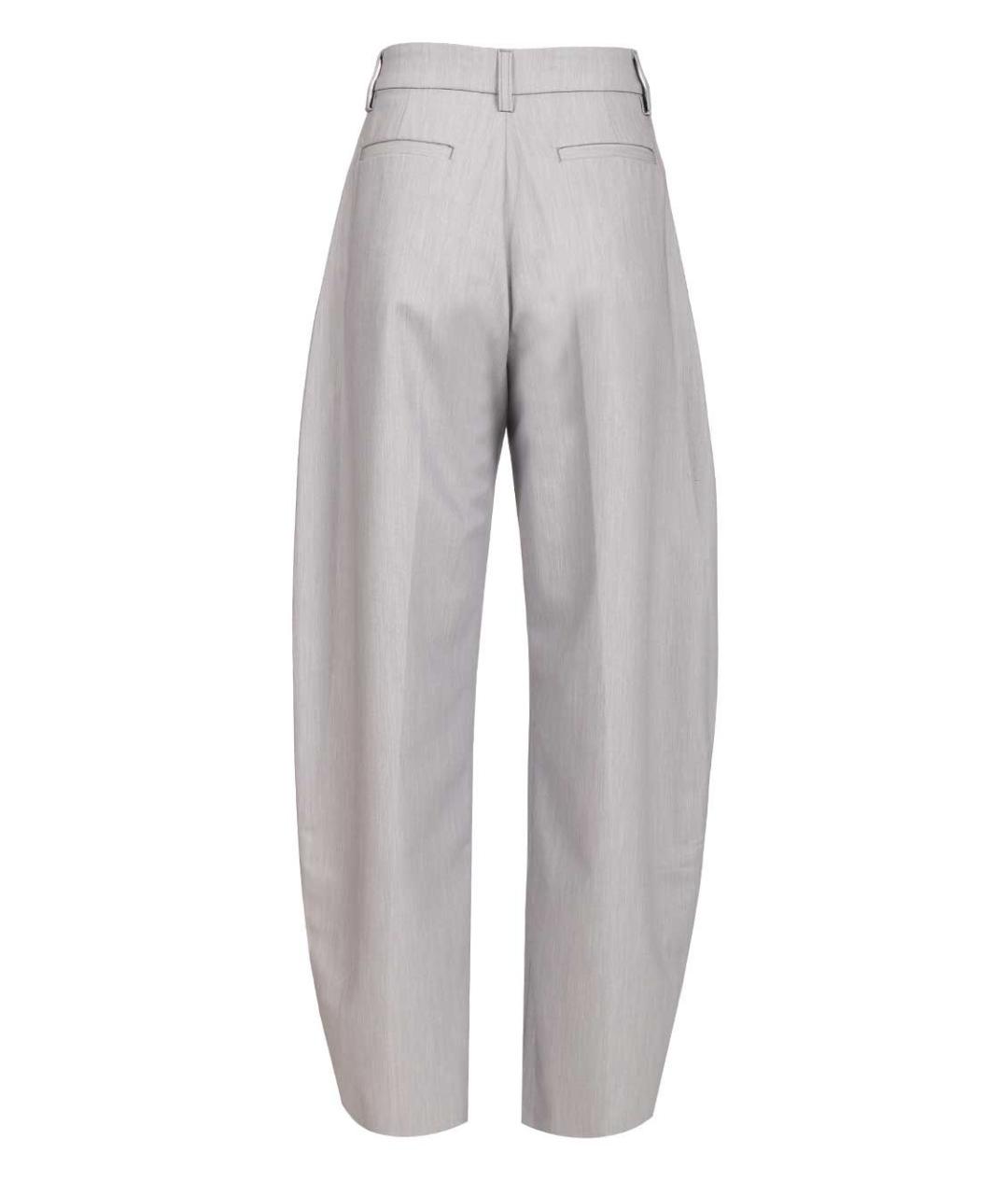 THELATEST Серые полиэстеровые прямые брюки, фото 2