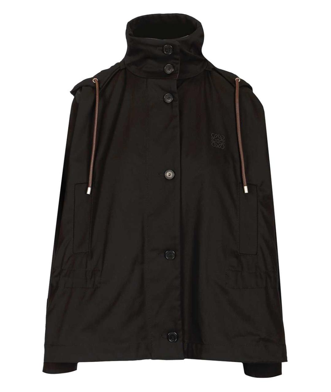 LOEWE Черная полиэстеровая куртка, фото 1