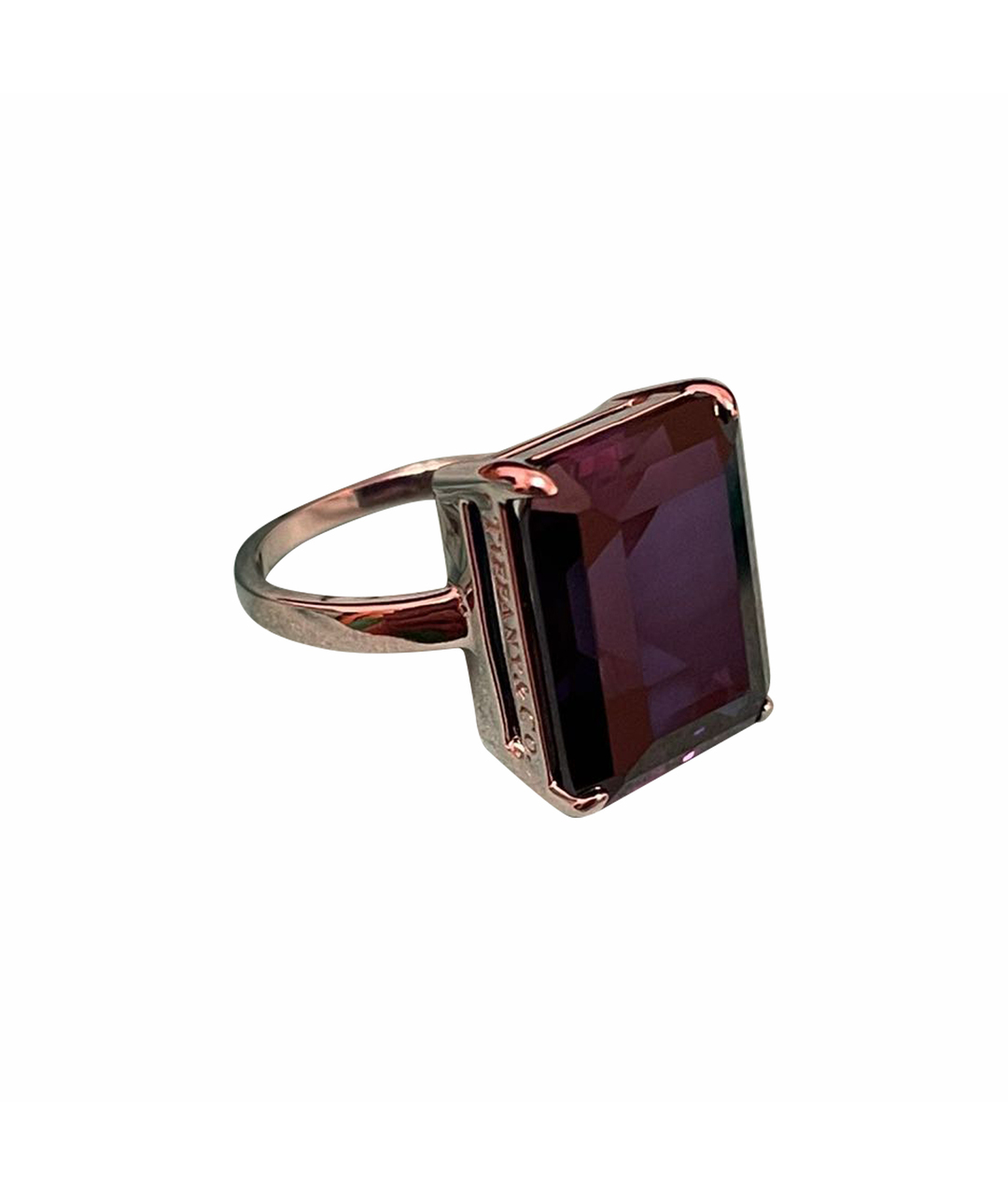 TIFFANY&CO Фиолетовое серебряное кольцо, фото 1