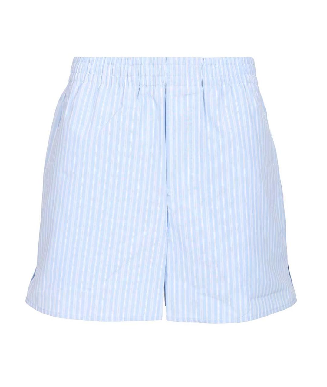 Ami Paris Голубые хлопковые шорты, фото 1